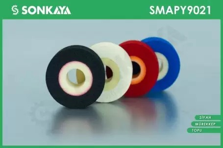 SMAPY9021 Konveyörlü Poşet Ağzı Kapatma Makinası Mürekkep Topu Siyah 36x16mm