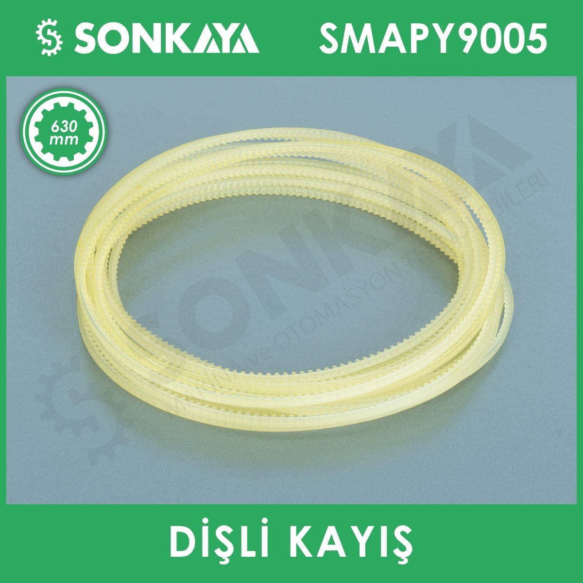 SMAPY9005 Konveyörlü Poşet Ağzı Kapatma Makinası Dişli Kayışı 630 mm