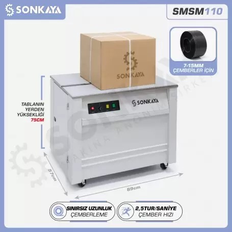 SMSM110 Semi-Automatic Carton Strapping Machine