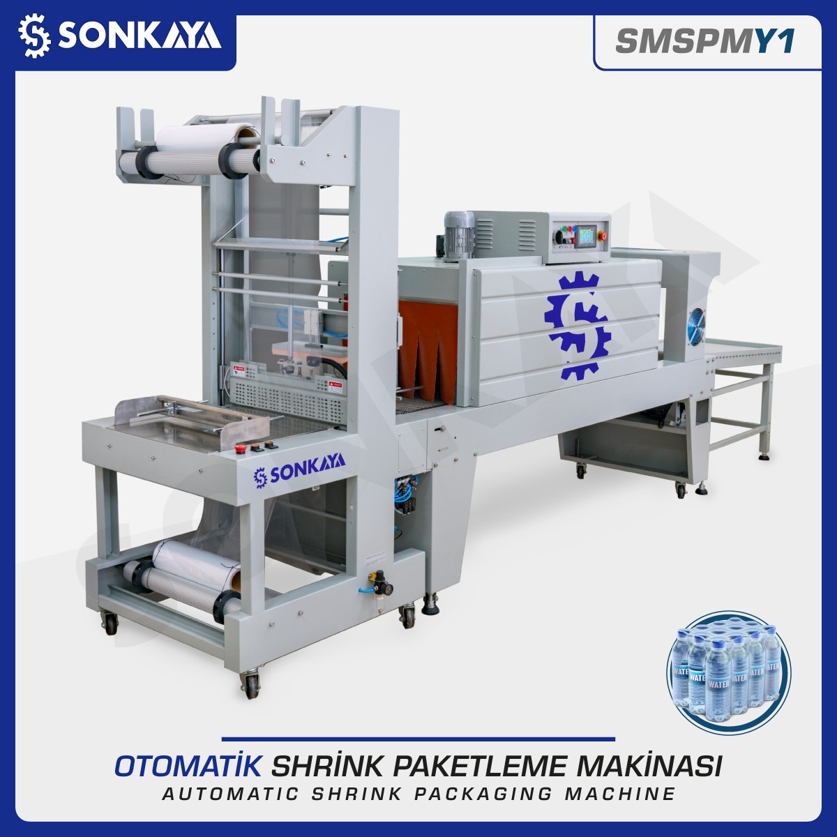 SMSPMY1 Otomatik PE Shrink Ambalaj Makinası