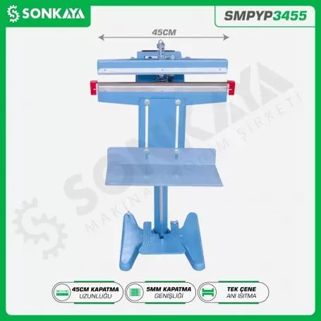 SMPYP3455 Foot Pedal Bag Closing Machine 45CM 5MM