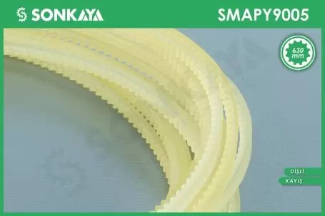 SMAPY9005 Konveyörlü Poşet Ağzı Kapatma Makinası Dişli Kayışı 630 mm