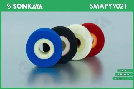 SMAPY9021 Konveyörlü Poşet Ağzı Kapatma Makinası Mürekkep Topu Mavi 36x16mm