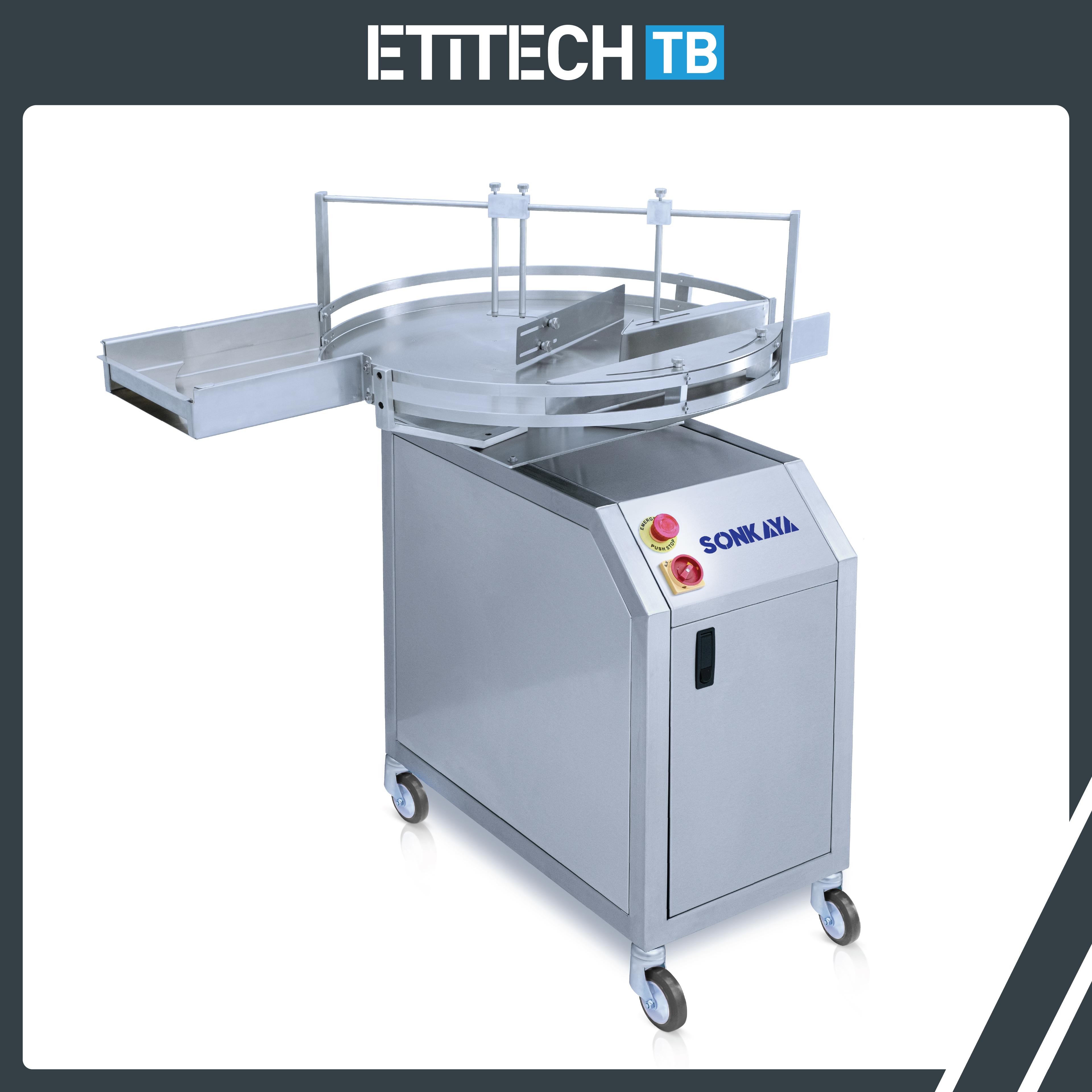 Etitech TB Dolum Hattı Besleme Tepsisi Döner Tepsi