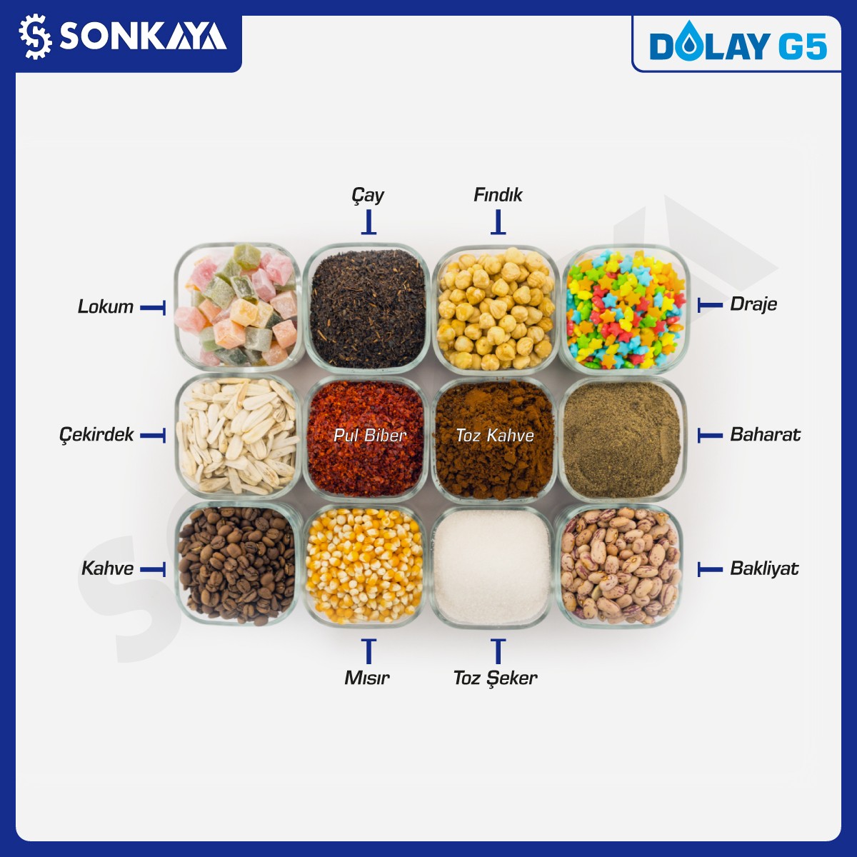 Dolay G5 20-5000g Semi-Automatic Granule & Powder Filling Machine