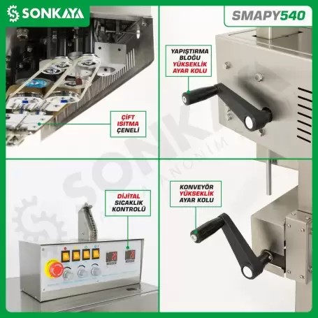 SMAPY540 Tarih Kodlamalı Büyük Poşet Çuval Kapatma Makinası