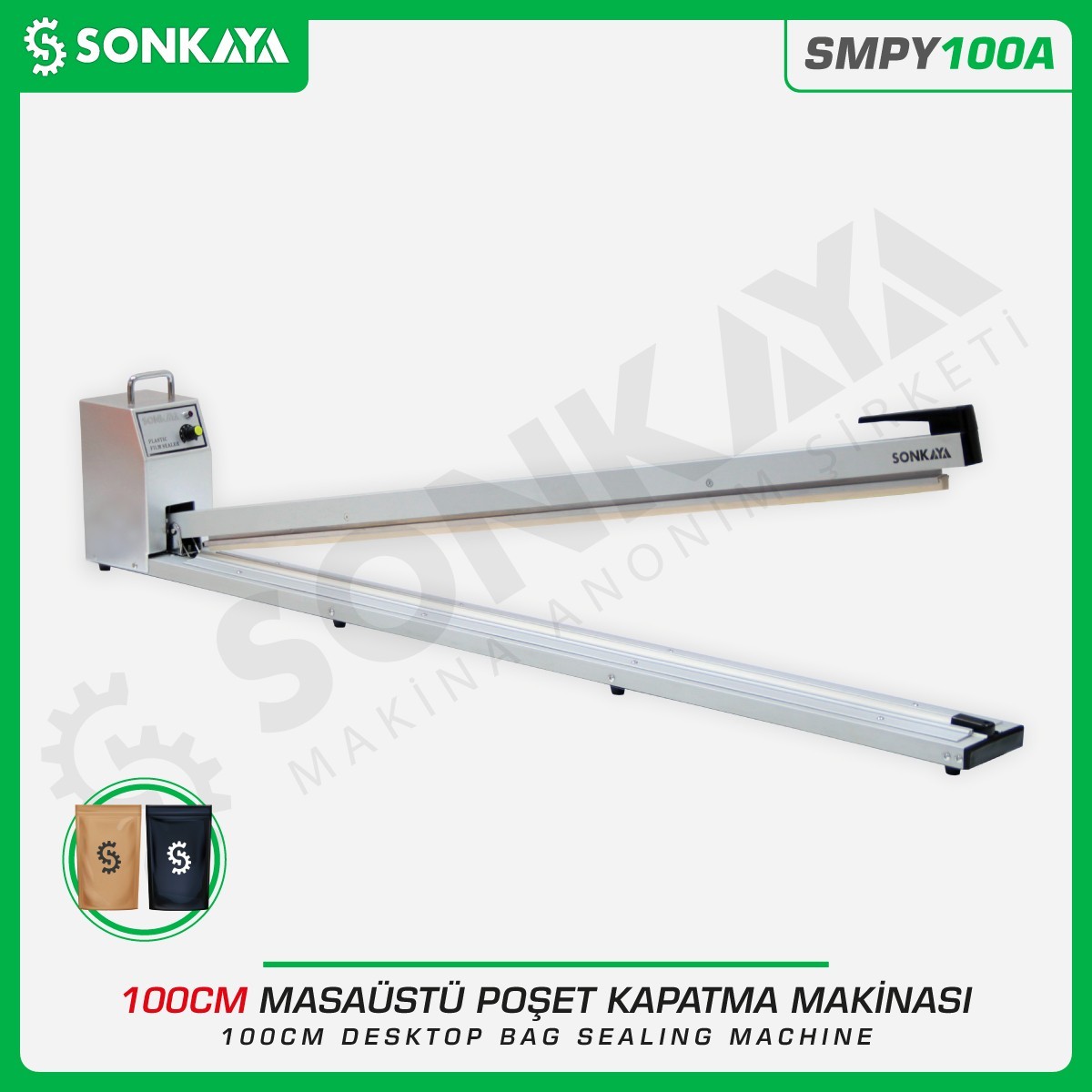 SMPY100A 100cm Poşet Ağzı Kapatma Makinası