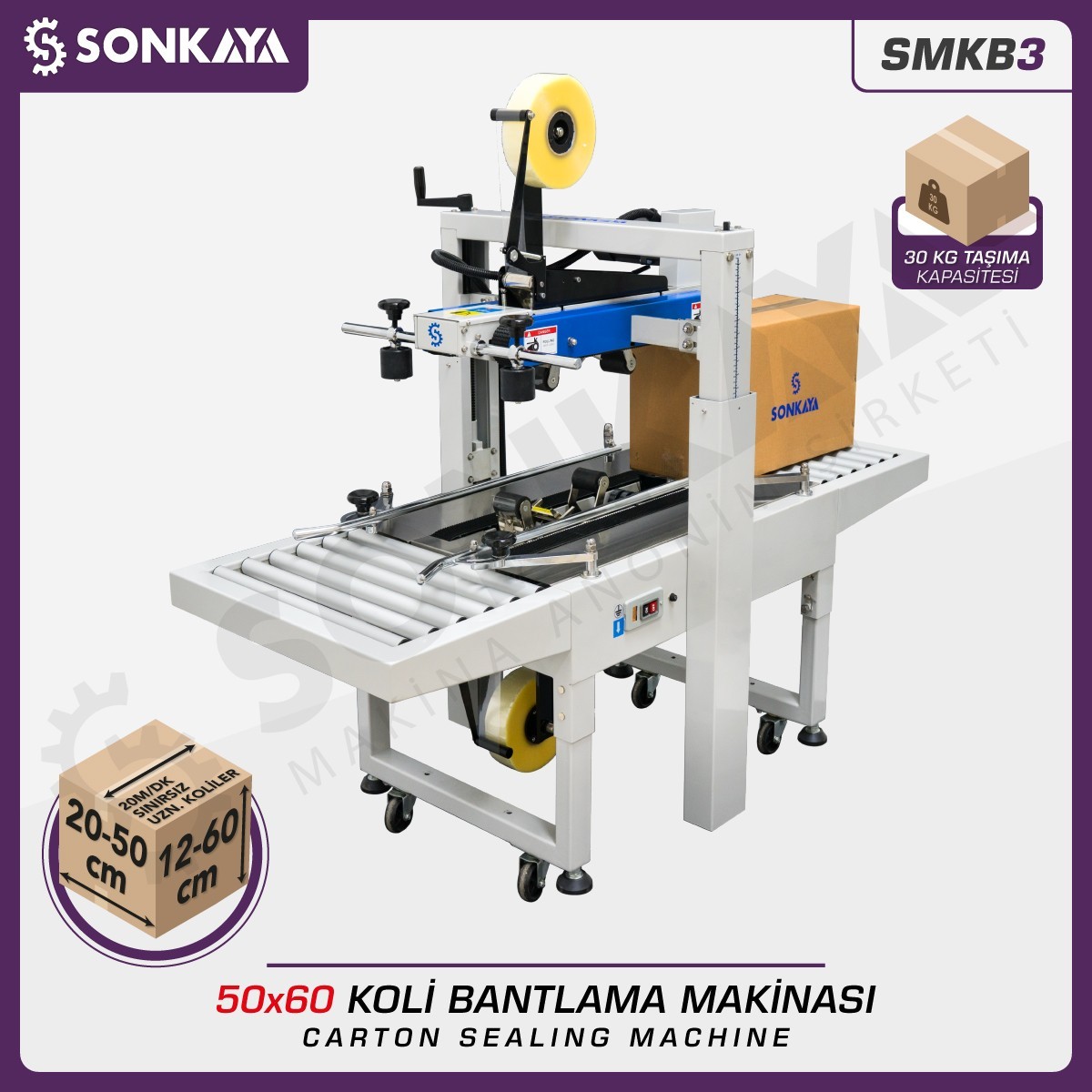 SMKB3 Carton Sealing Machine 50x60cm