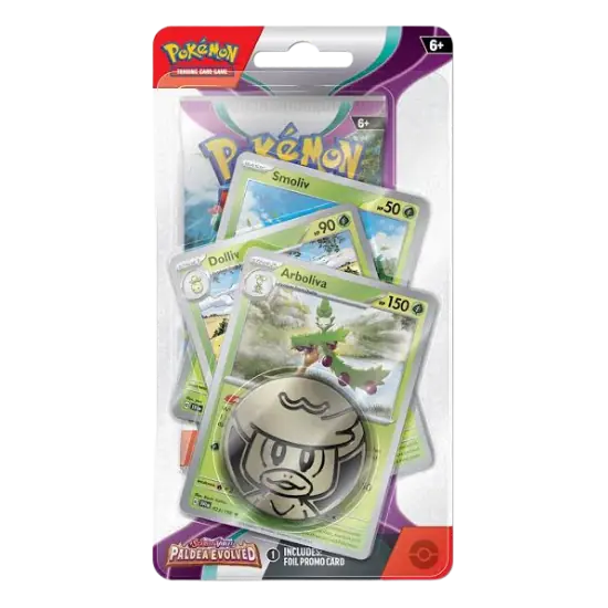 Pokémon - Paldea Evolved Premium Checklane Blister - Arboliva