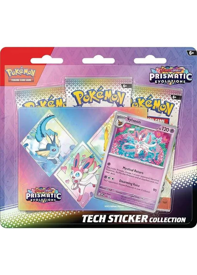 Pokemon Tcg Prismatic Evolutions Tech Sticker Collection Sylveon ürün görseli