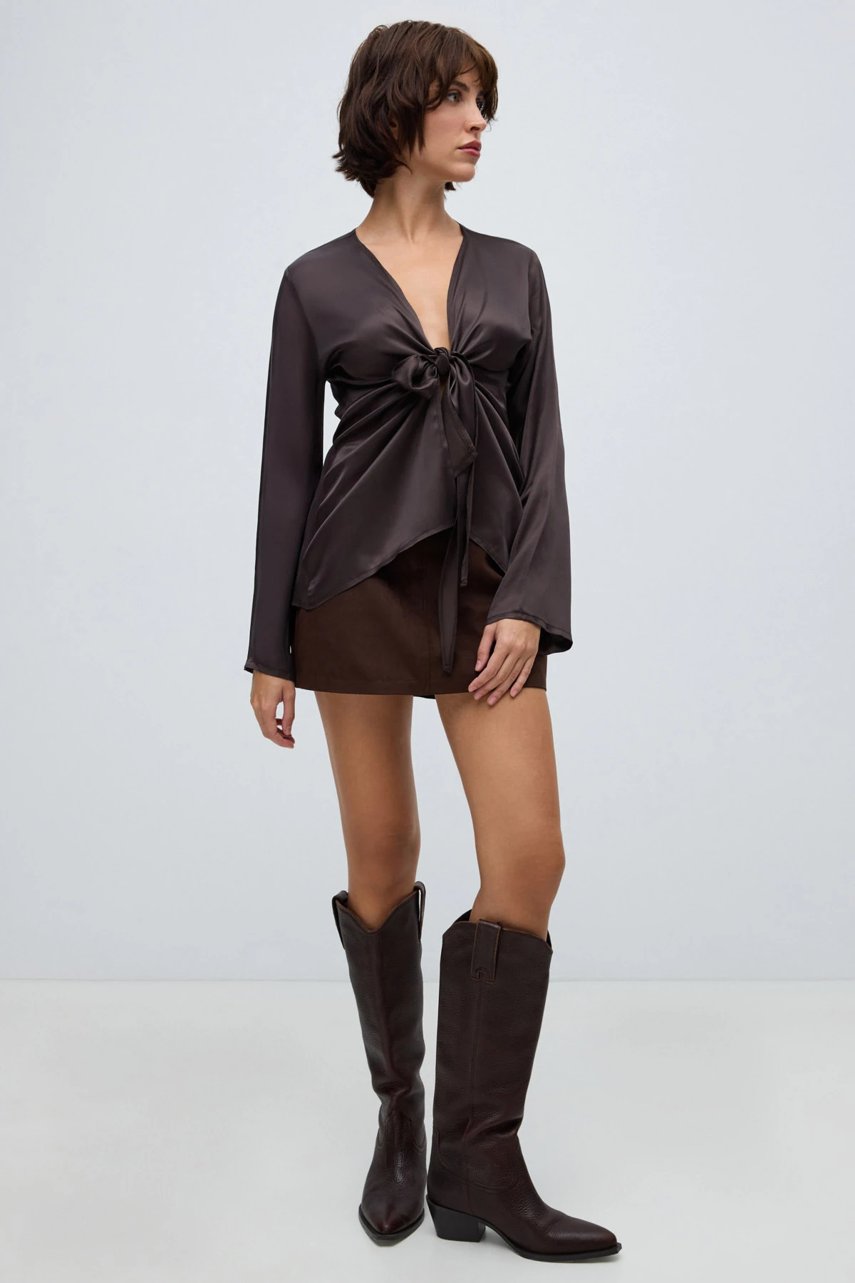 Satíne Merli Gömlek