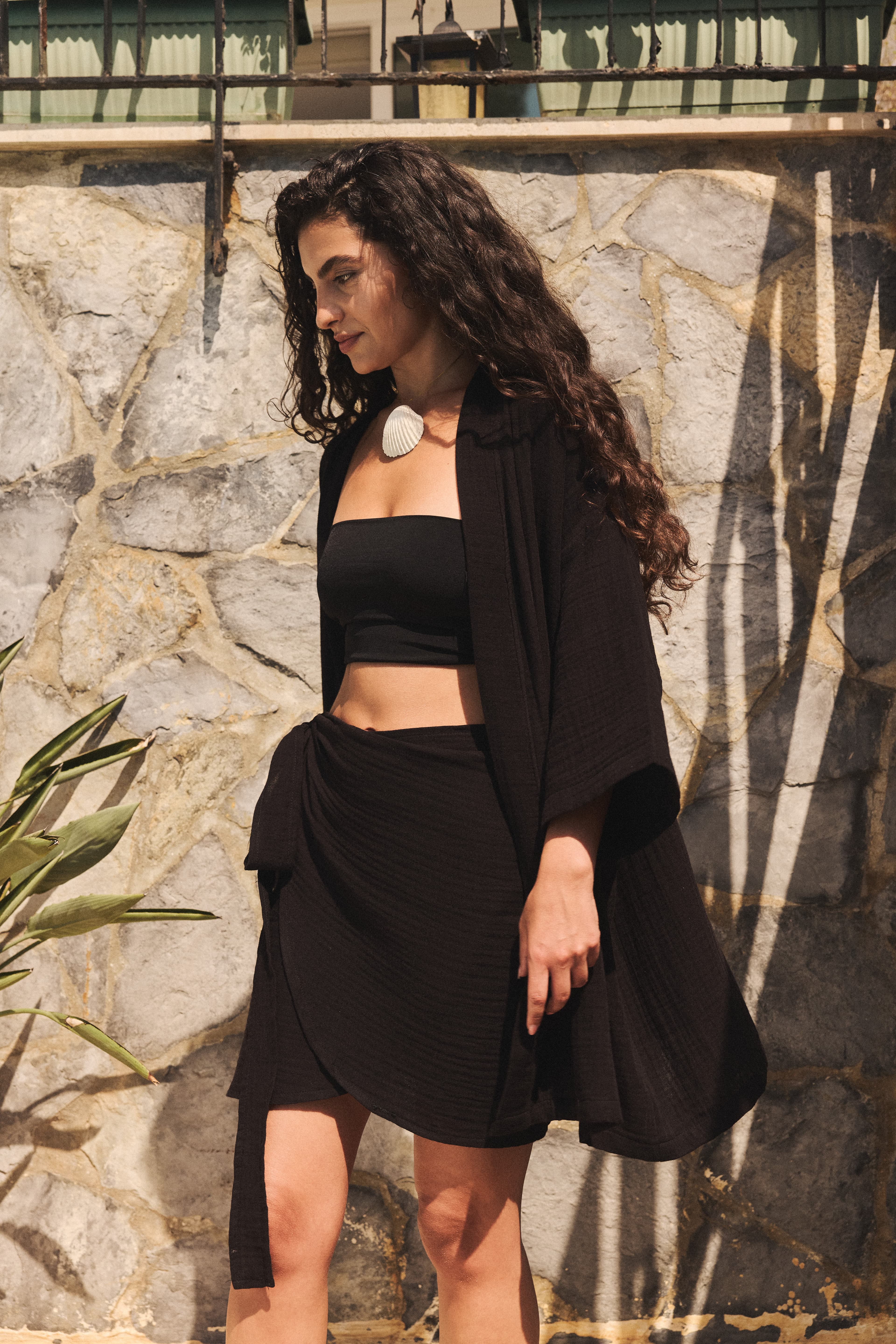 Merli Keten Kimono