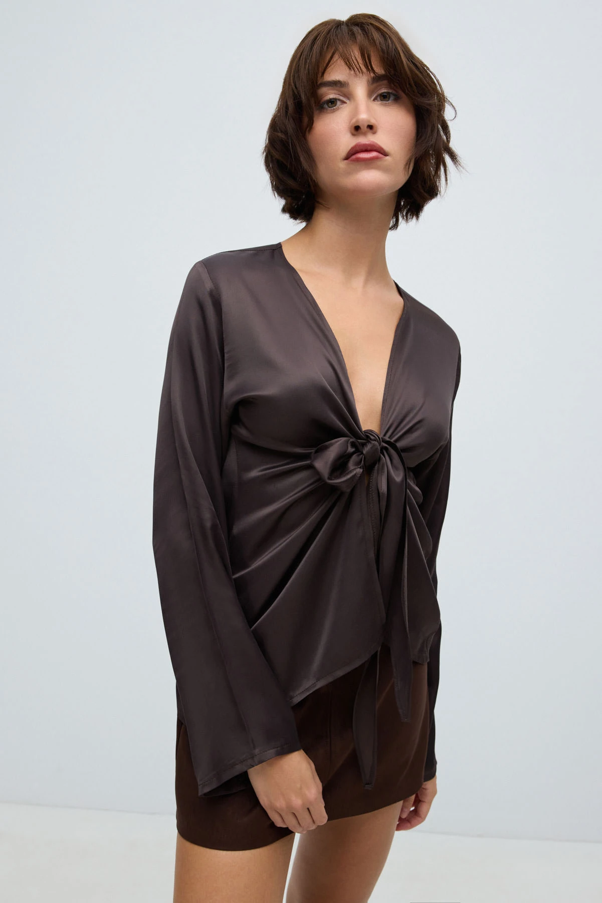 Satíne Merli Gömlek