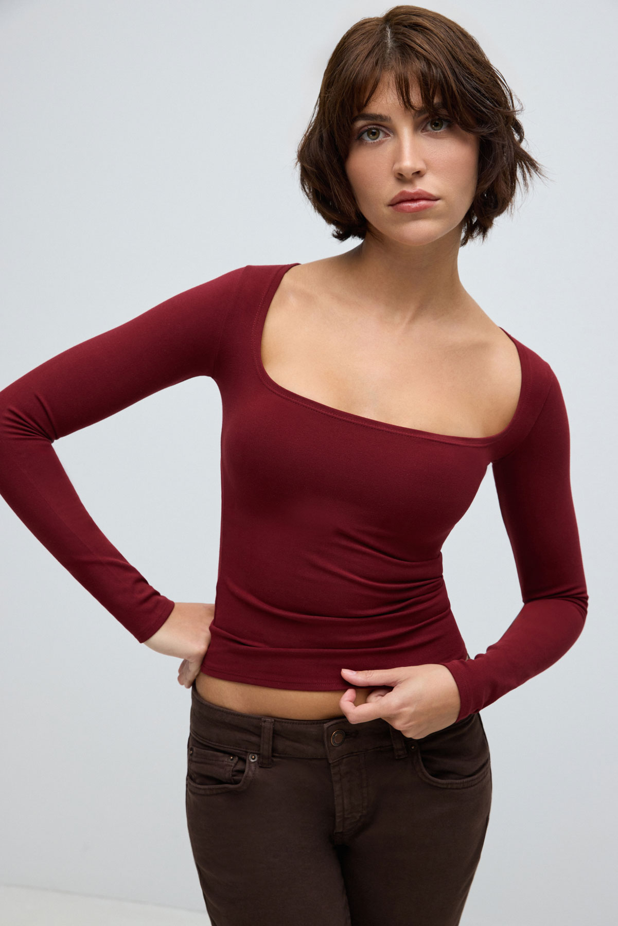 Oysho Basic Serisi - Bordo