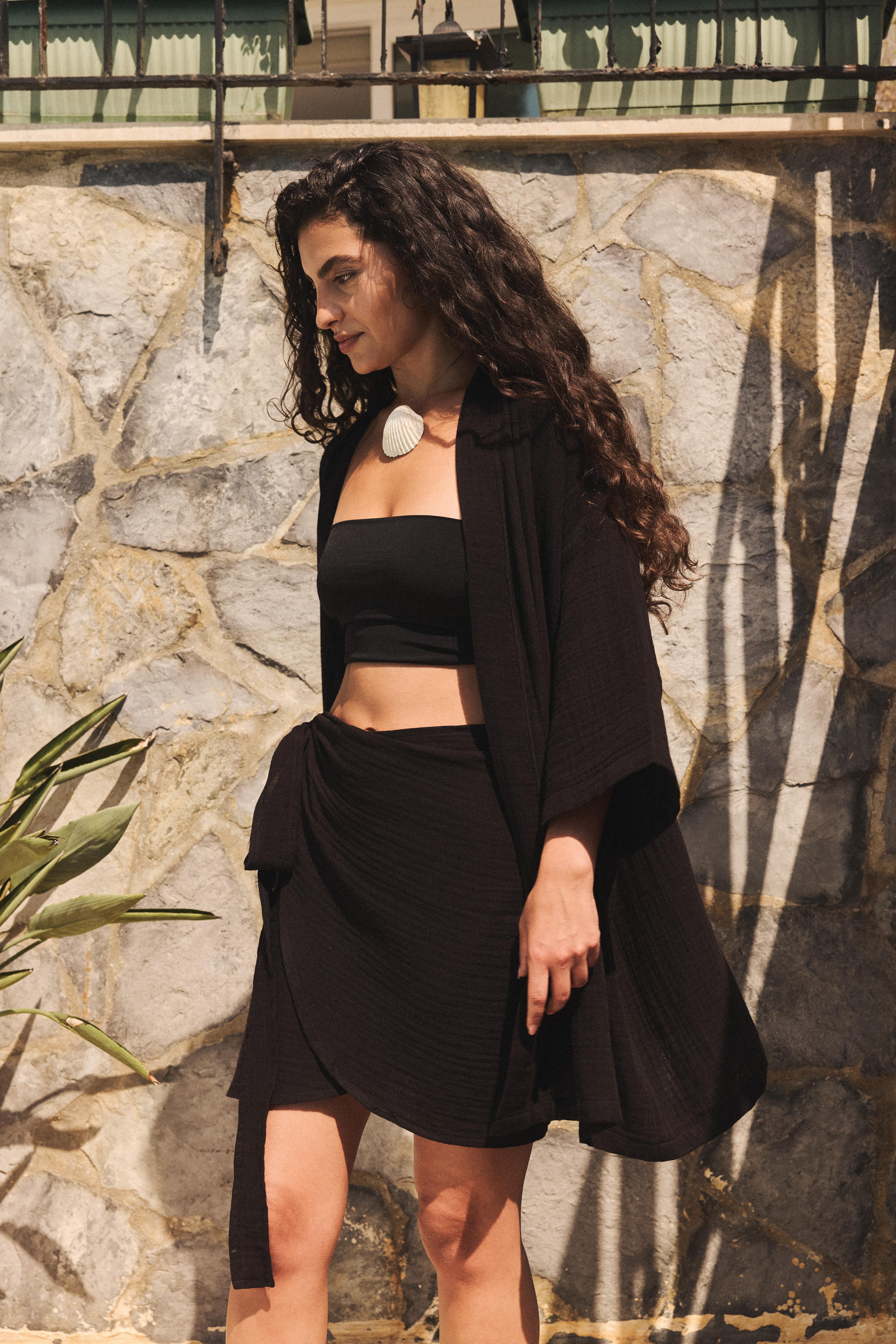 Merli Keten Kimono