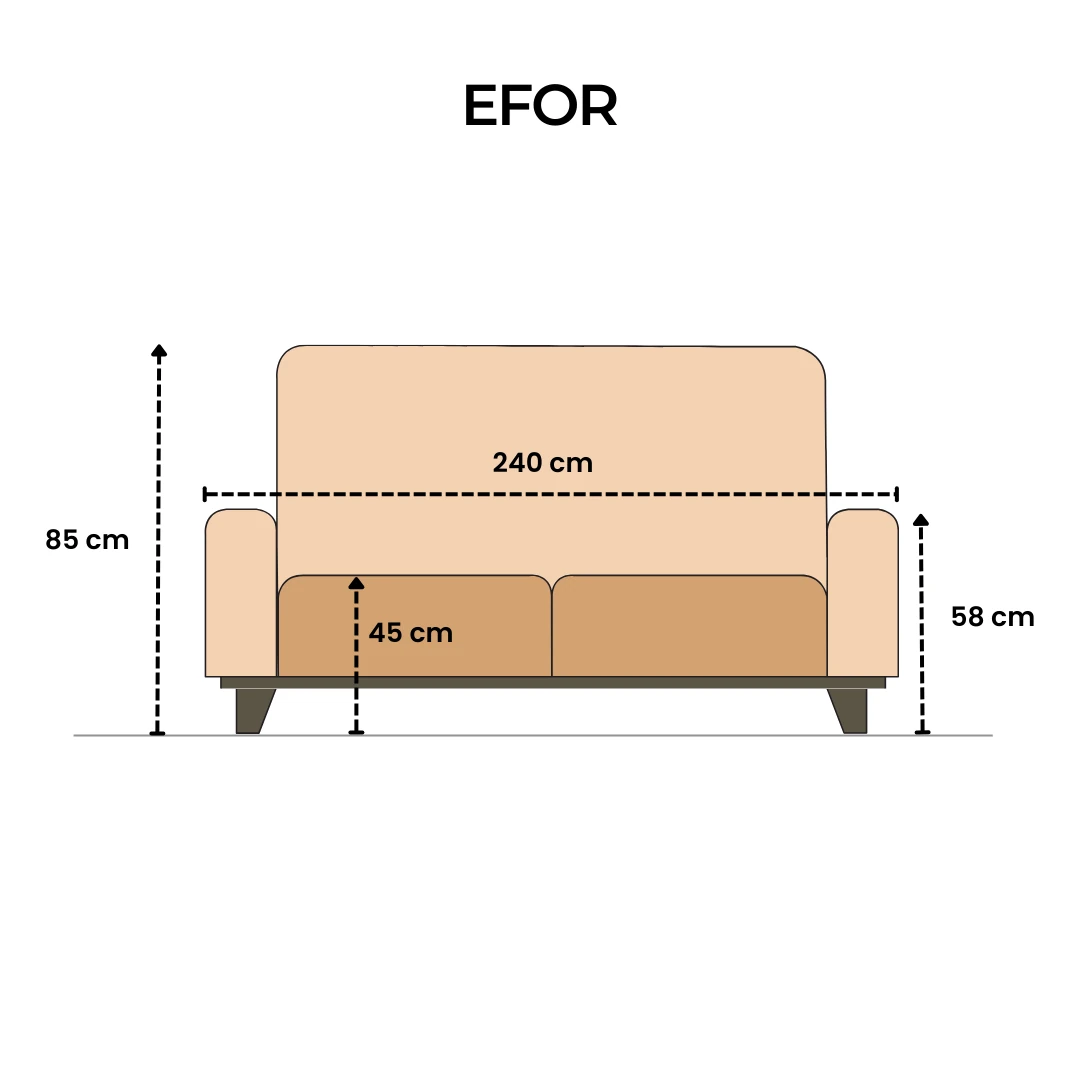 EFOR Koltuk Takımı 3+3+1+1