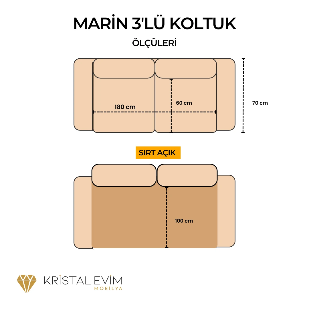 Marin Комплект дивани 3+3+1+1