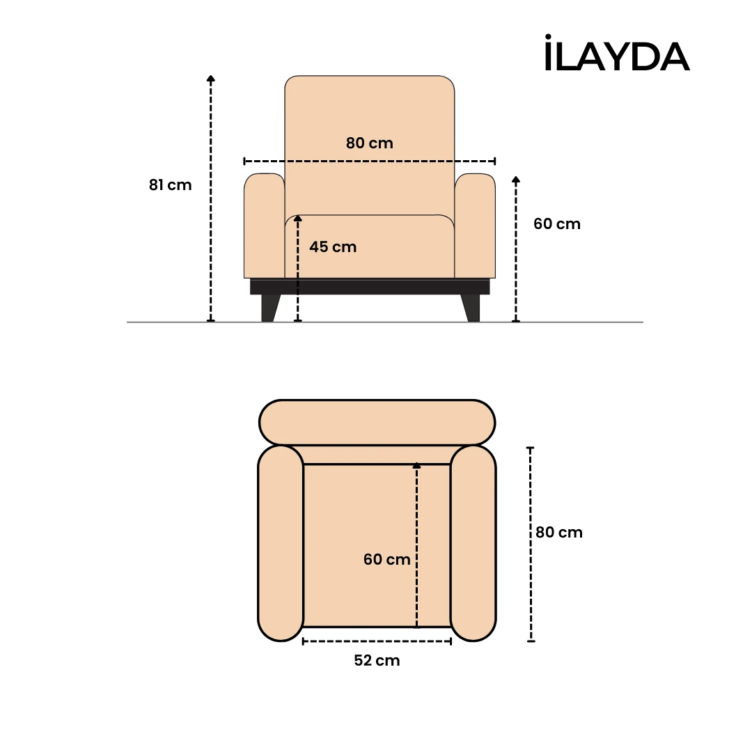 İLAYDA Koltuk Takımı 3+3+1+1