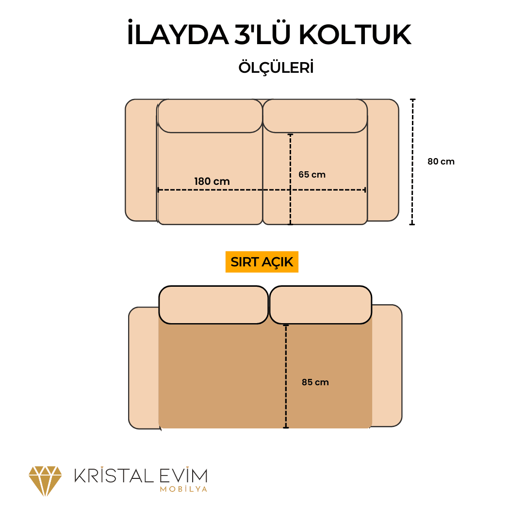 İlayda 3'lü Koltuk