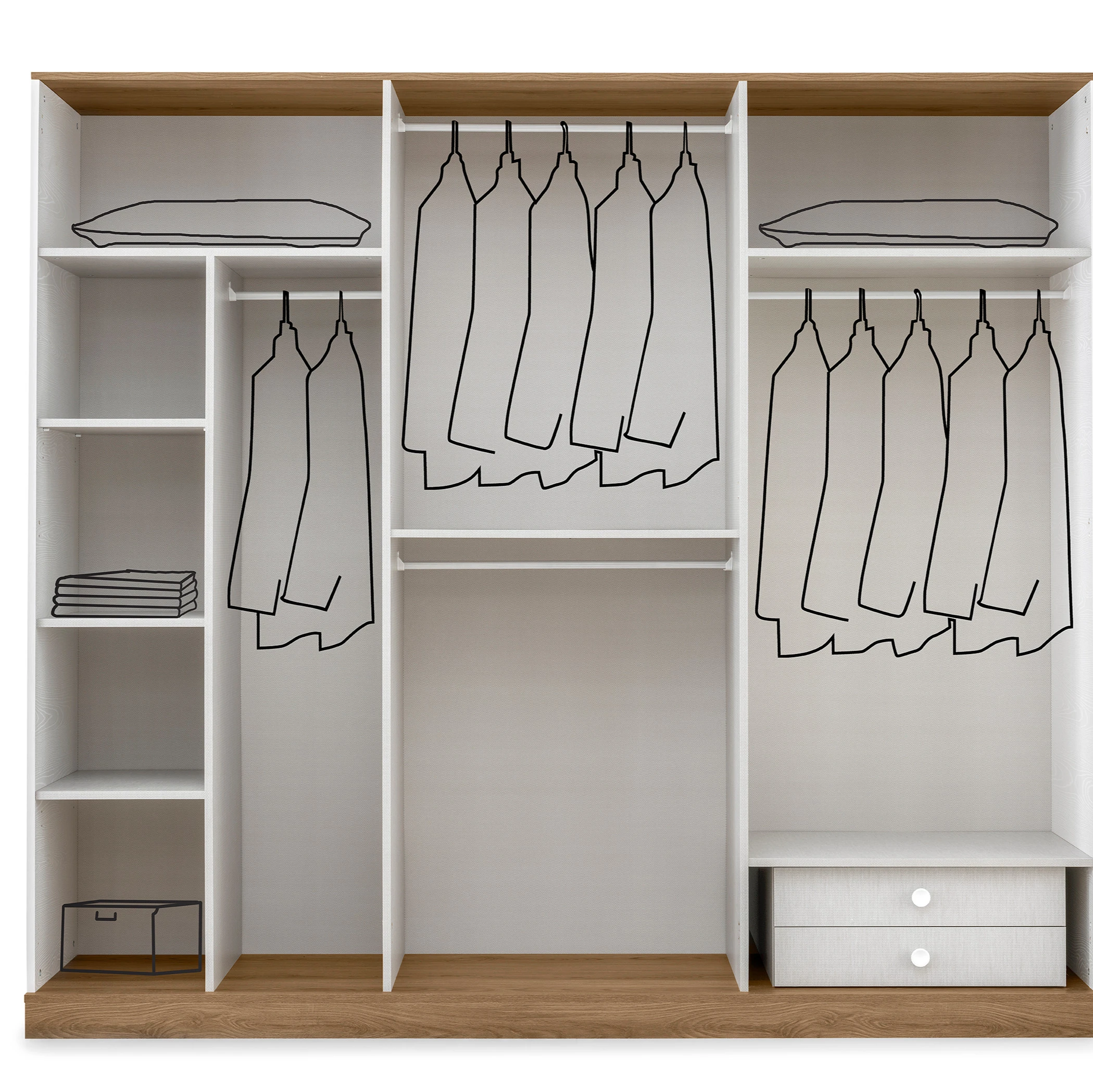 OLİMPOS Gardırop 6 Kapılı