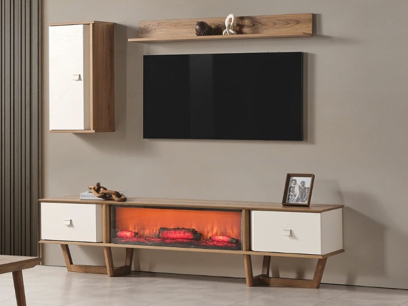 Soft Şömineli TV Ünitesi