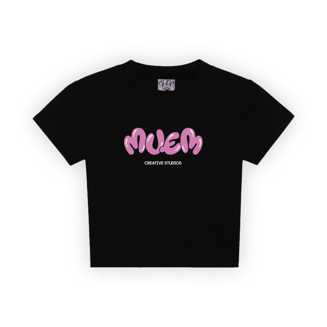 Siyah Bubble Baby Tee