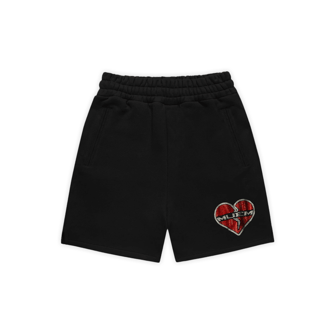 ''Rhinestone  Broken'' Short