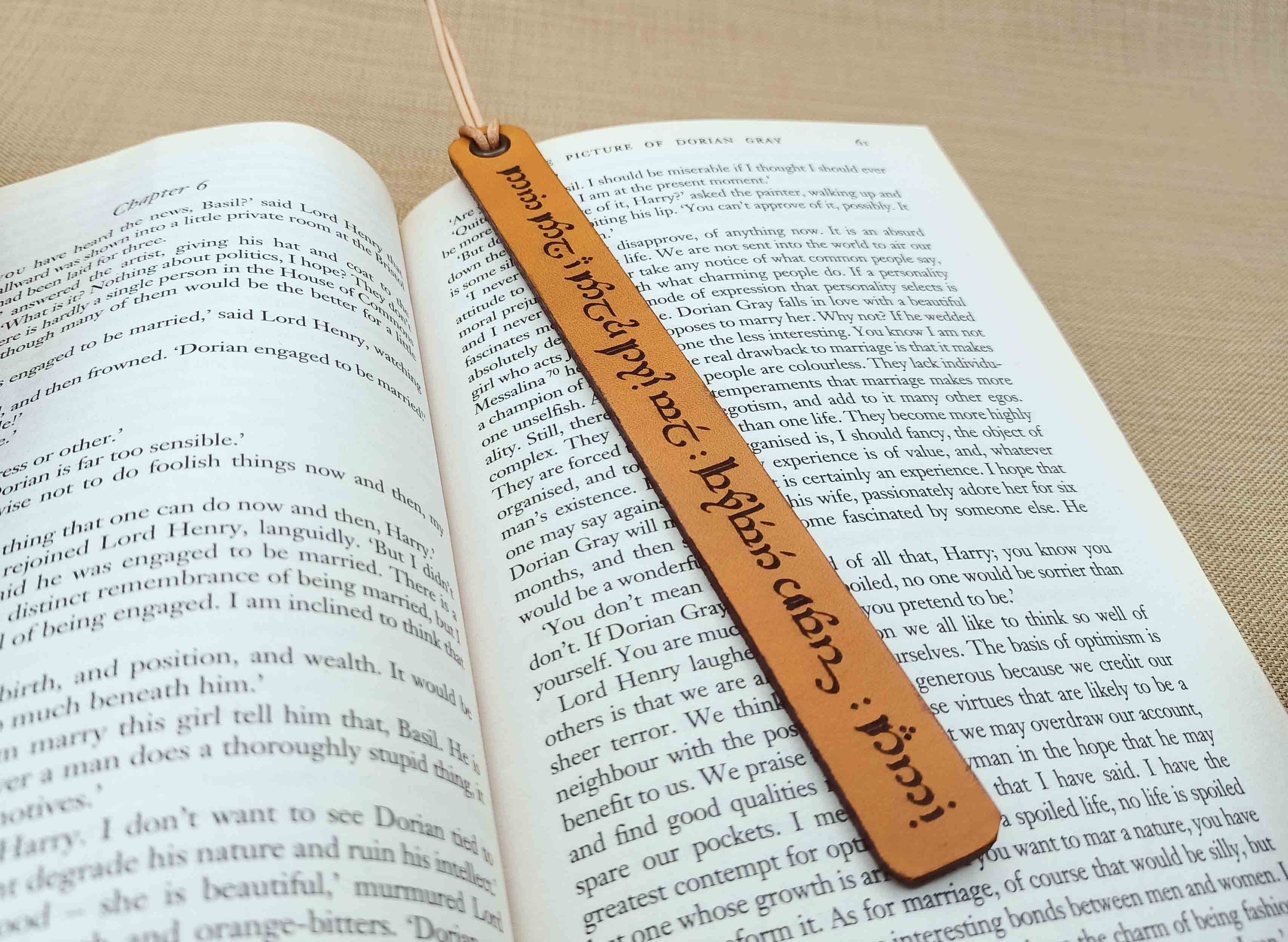 Personalized Leather Bookmark, Gifts for Readers, Custom Quote Bookmark, Actual Handwriting or Any Text of your Choise, Custom Leather Gift