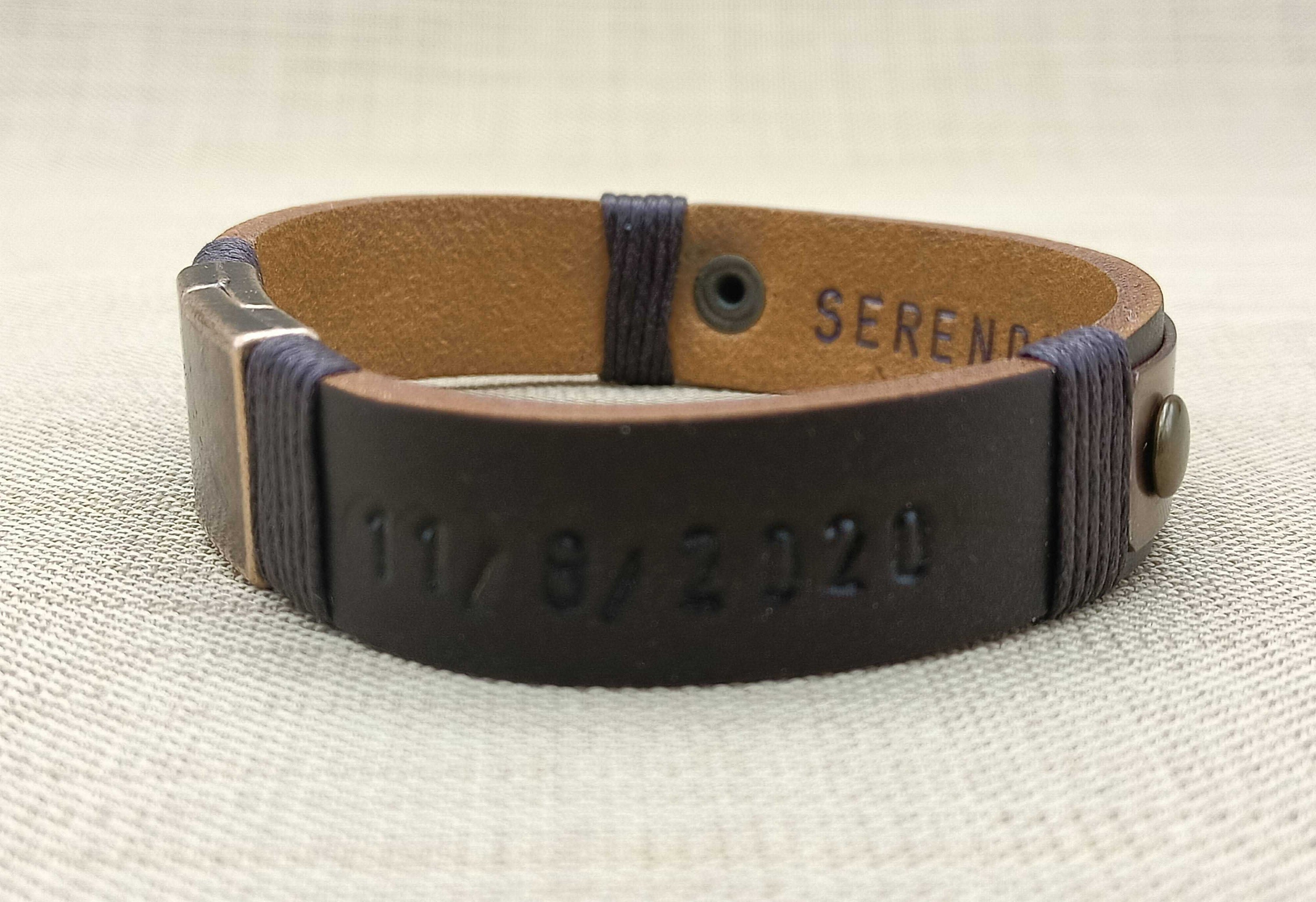 Custom Morse Code Copper Bracelet – I Love You Gift for Him