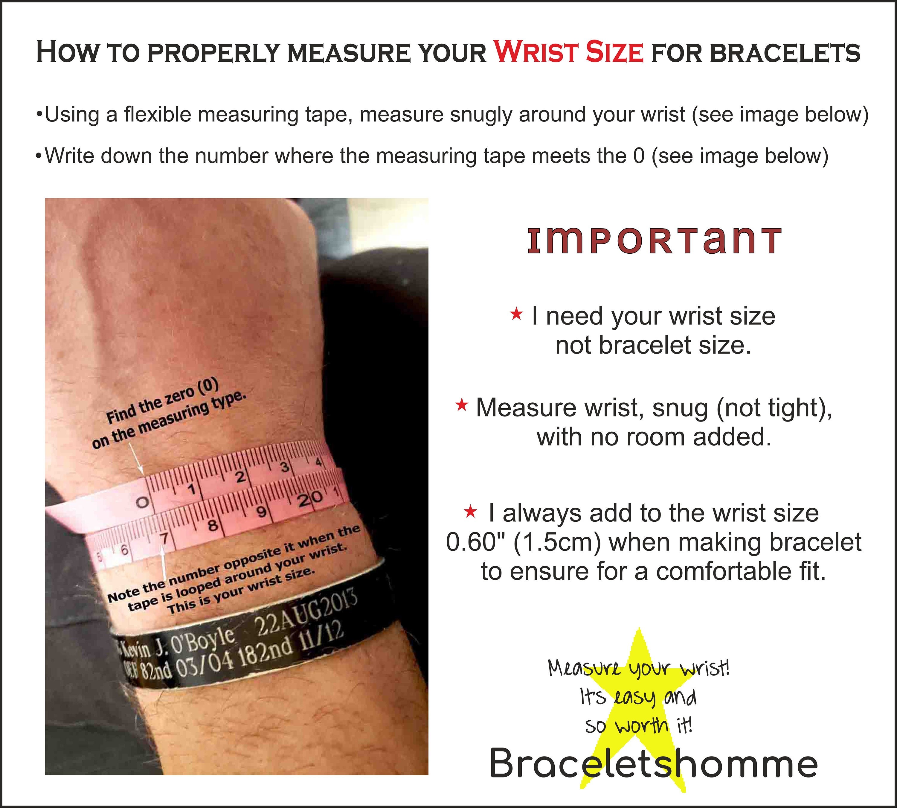 Personalized Wide Copper Military Memorial Bracelet