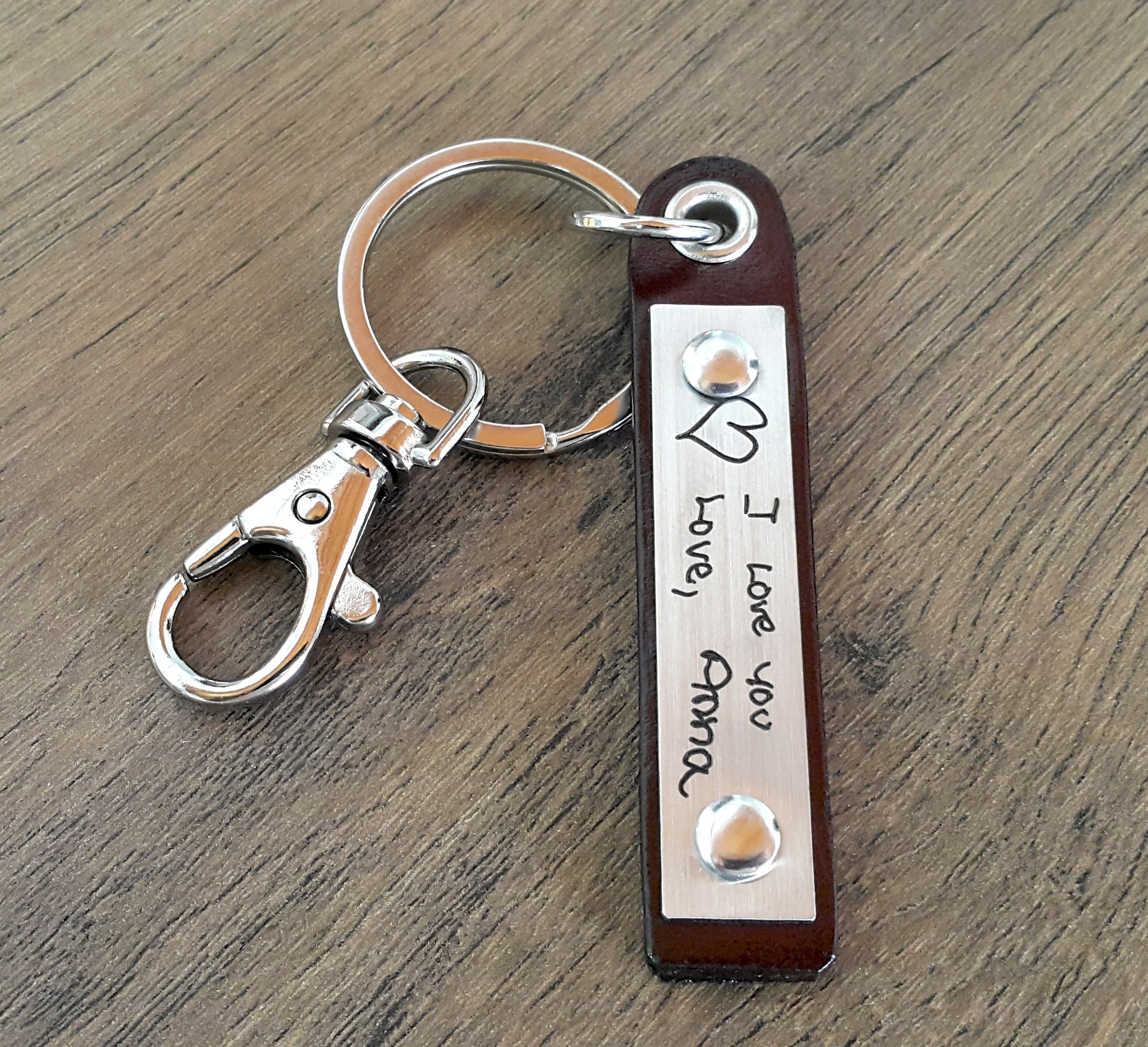 Actual Handwriting and QR Code Keychain, Loved One's Handwritten Signature Keychain, Custom Memorial Handwriting & Voice Recording Key chain