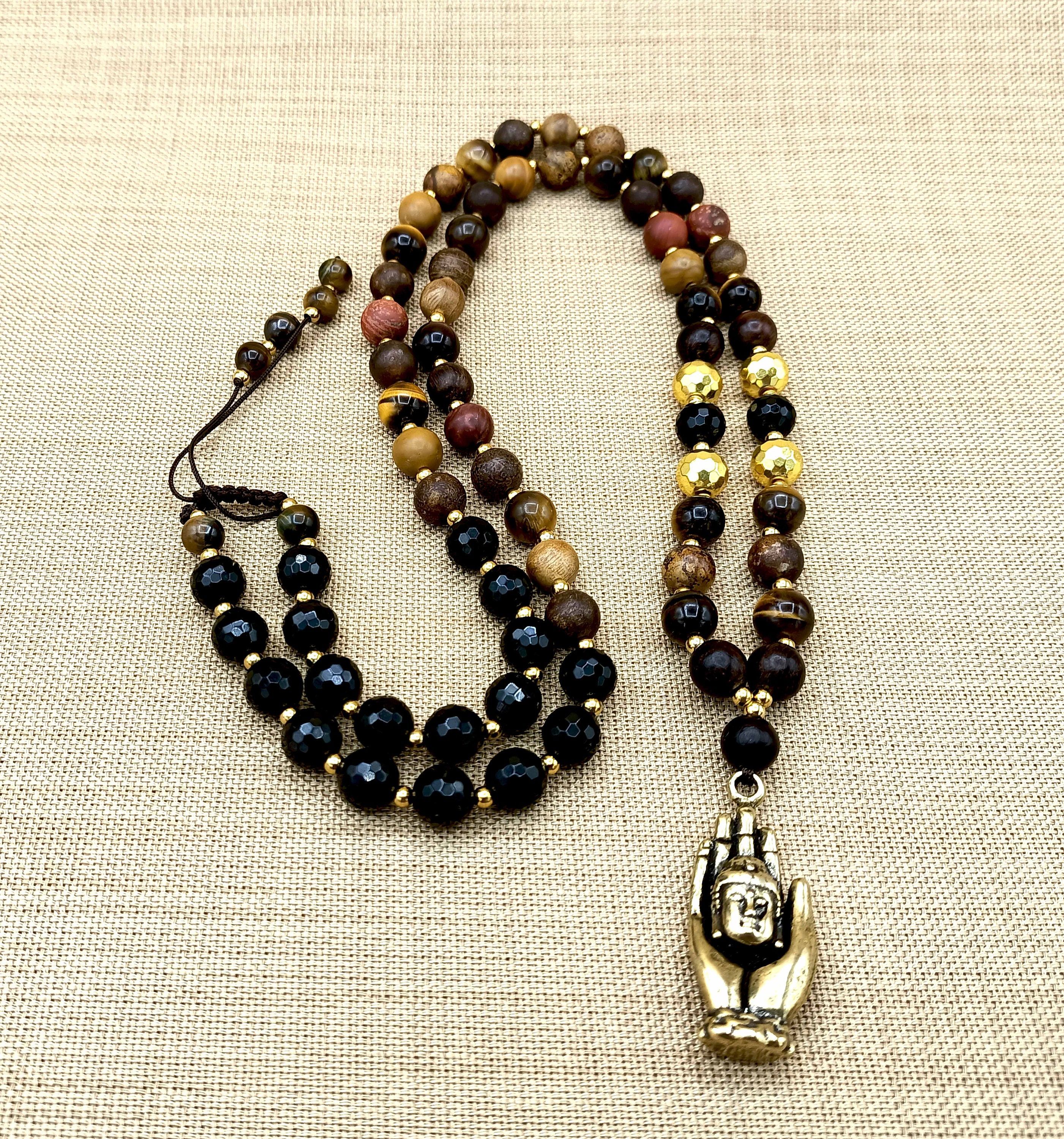 Fearless Spirit – Men's Buddha Palm Protection Necklace