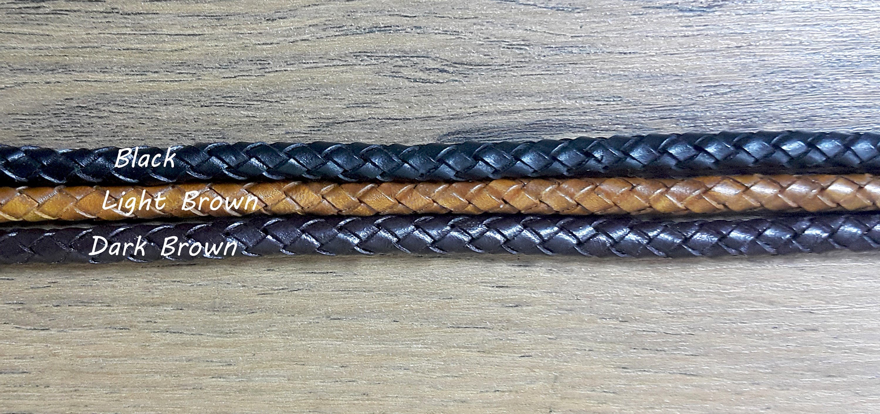 Rugged Loop – Braided Leather Wallet Lanyard with Steel Hook