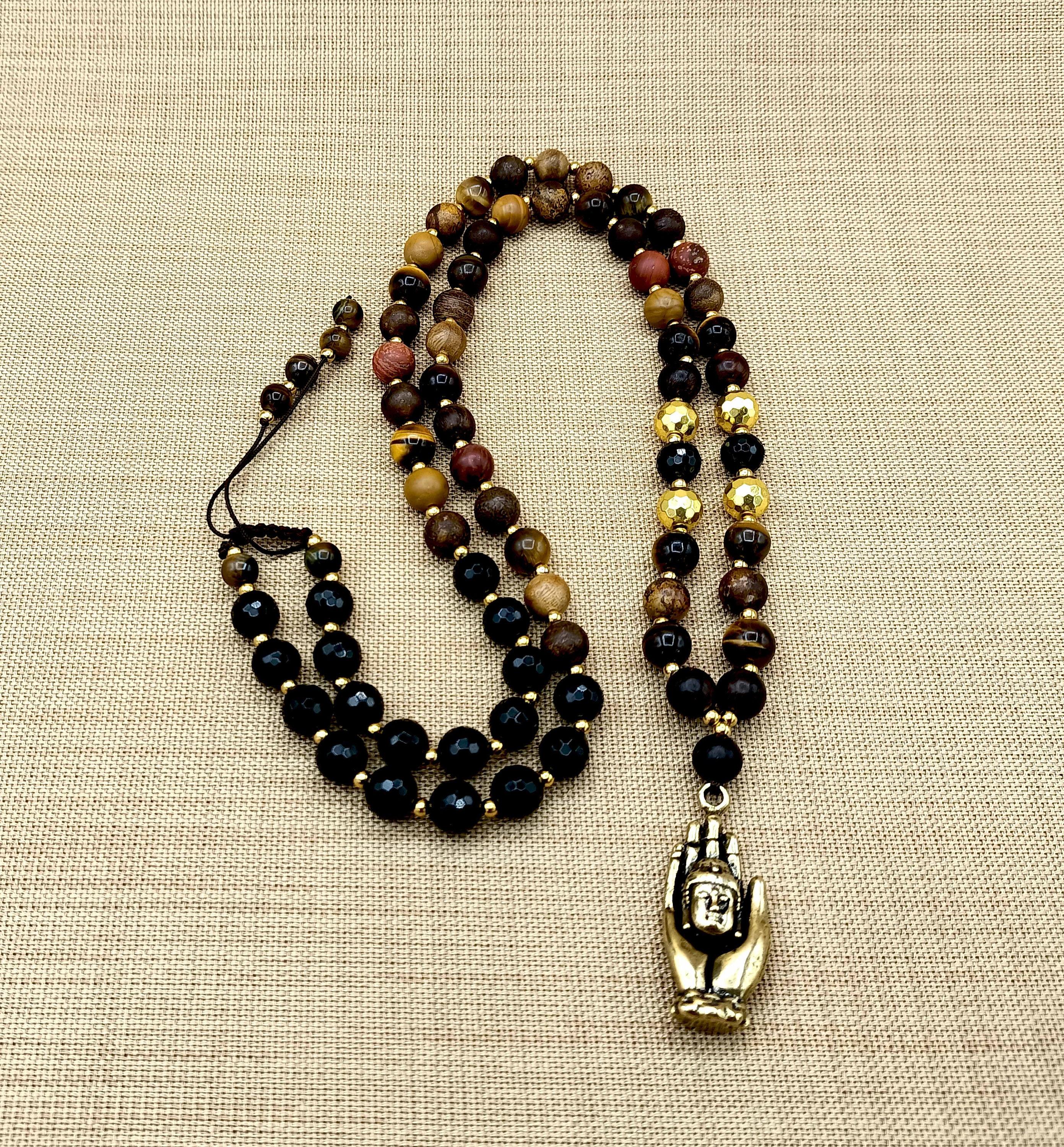 Fearless Spirit – Men's Buddha Palm Protection Necklace