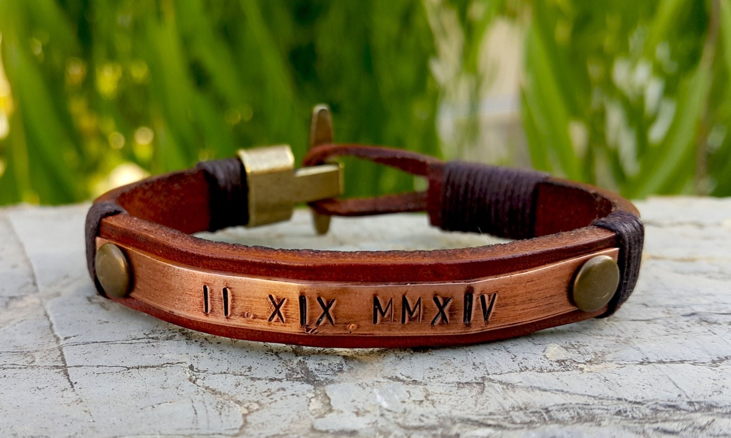 Anniversary Date Bracelet - Wedding Date Bracelet, Recovery Date, Sobriety Date Bracelet, New Beginnings Jewelry, Custom Text or Numbers