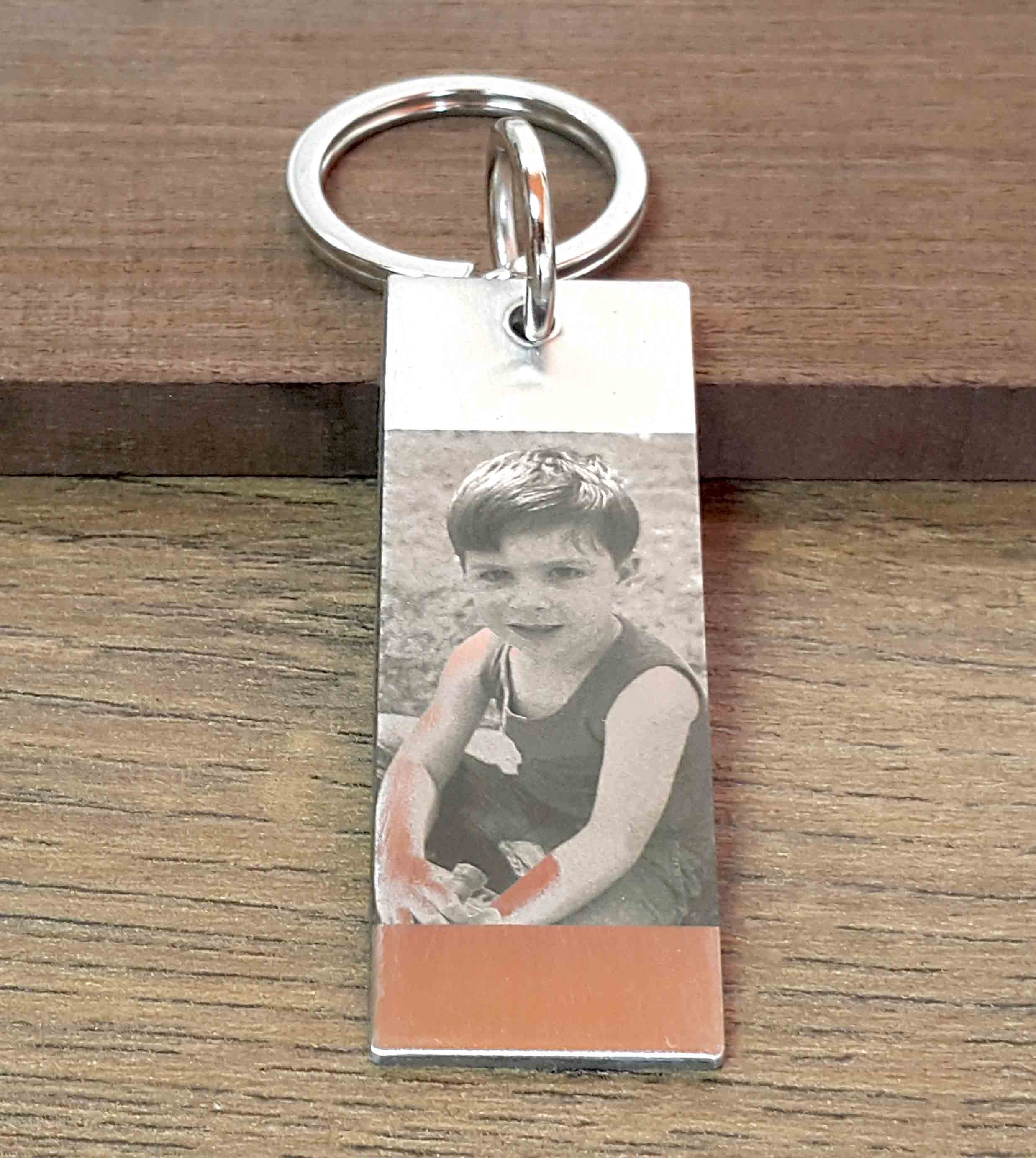 Custom photo keychain - family photo keychain - best dad ever keychain - gift for dad, mom, grandpa, grandma, memorial gift