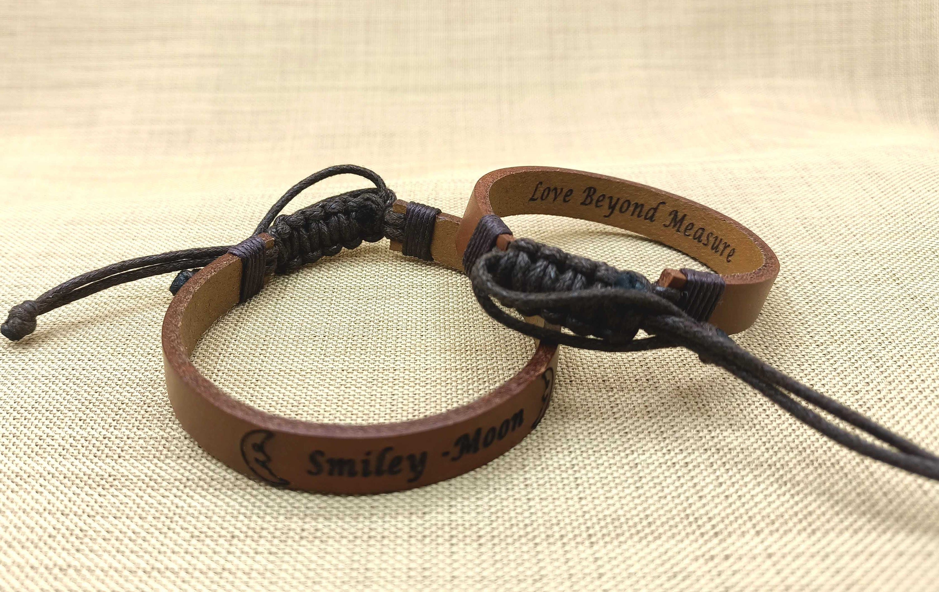 Custom Couple Bracelet Personalized Gift For Boyfriend Girlfriend Matching Bracelets Anniversary Gifts for Him