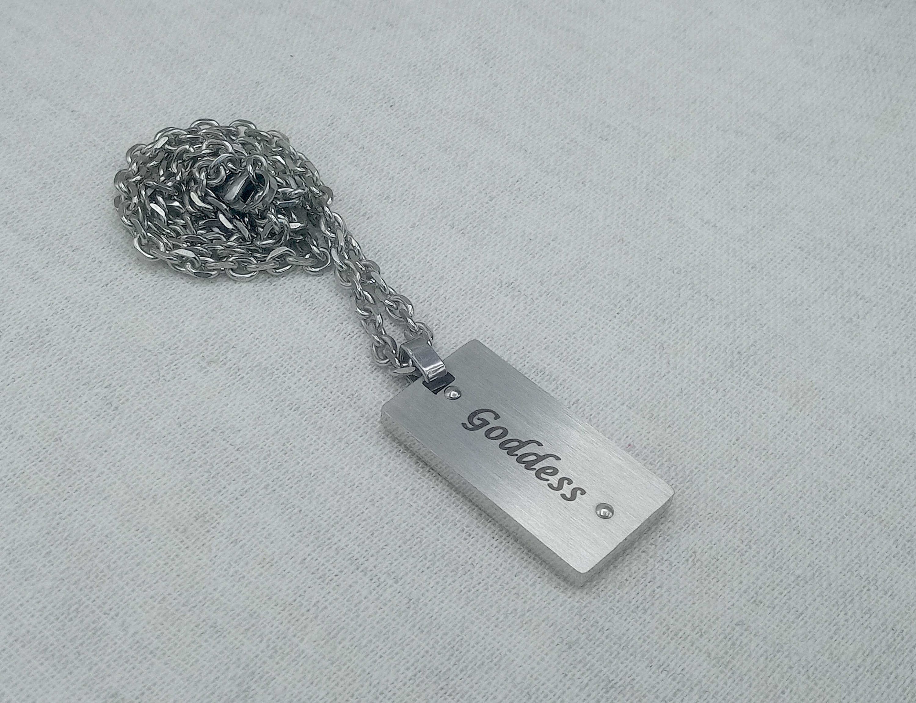 Ankh Necklace, Custom Stainless Steel Ank Jewelry, Waterproof Men Necklace, Ankh Cross, Egyptian Ankh Pendant Necklace