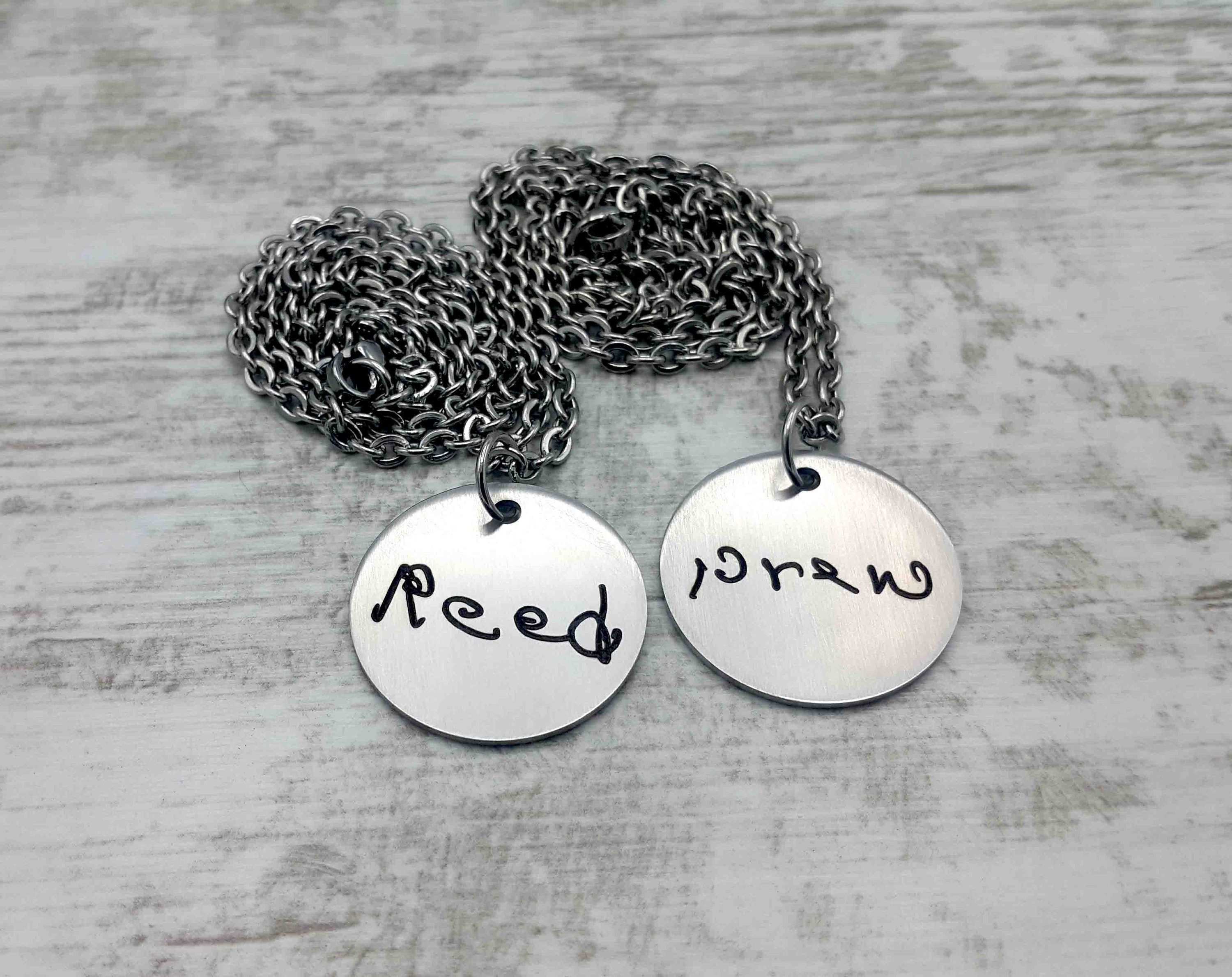 Personalized Handwritten Necklace, Handwritten Jewelry, Actual Handwriting, Handwriting Keepsake, Signature Necklace