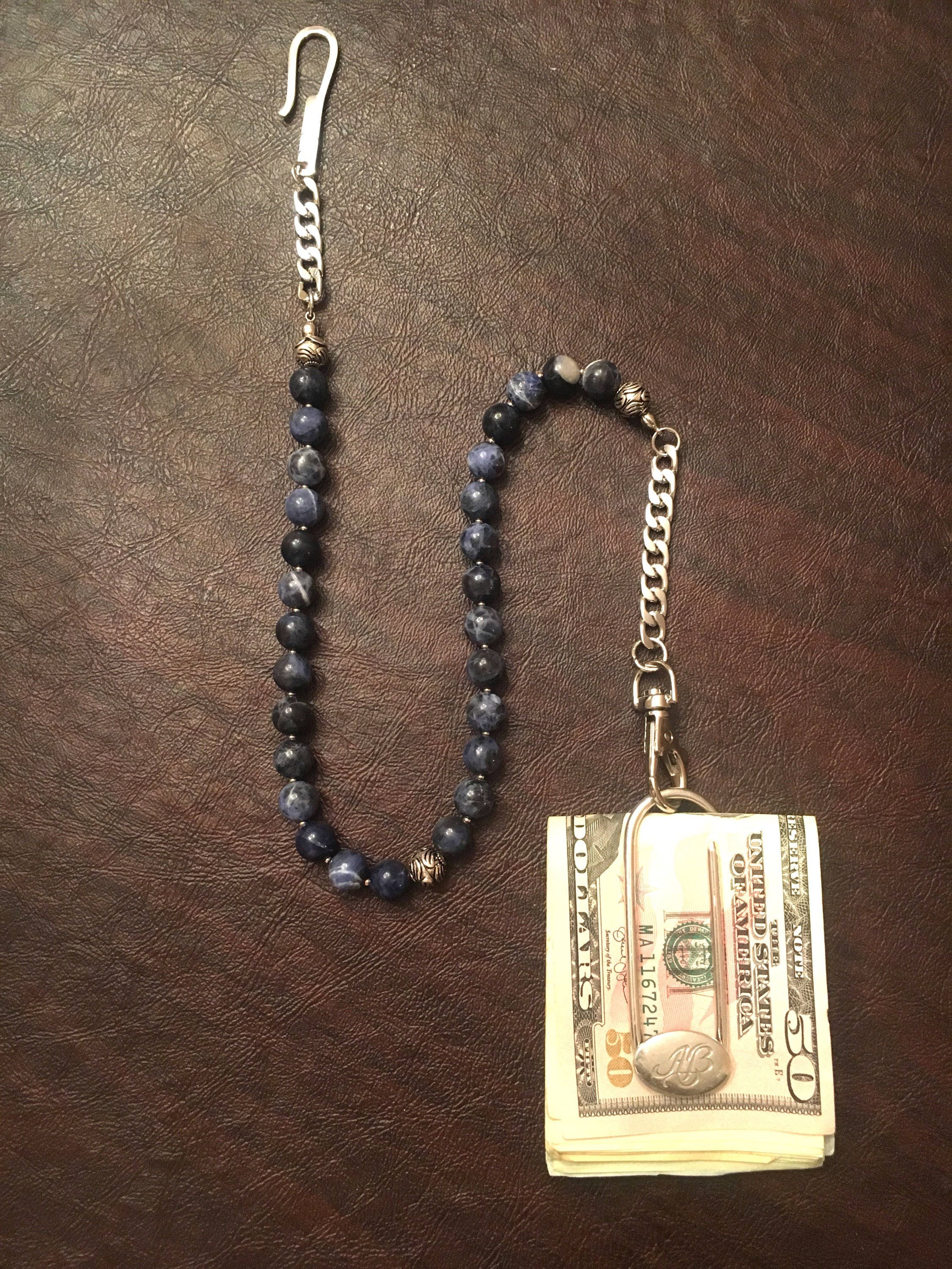 925 Sterling Silver Handmade Money Clip  To request your own personalized initials, simply enter them in the "Notes to Seller" section at checkout.
