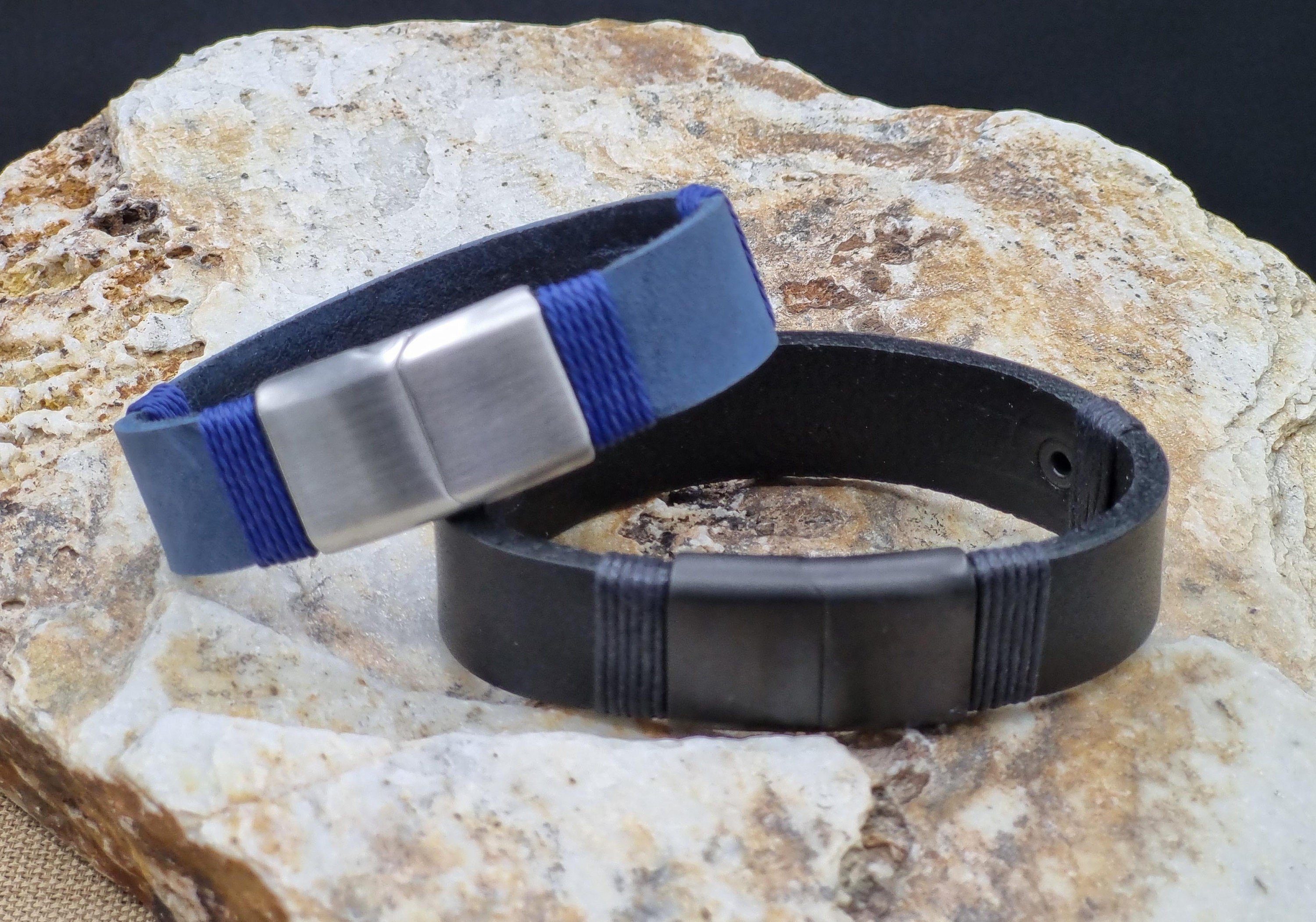 Personalized Fallen Police Officer K9 Memorial Leather Bracelet, End of Watch, Law Enforcement Gift, First Responder Bracelet