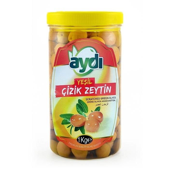 Edremit Çizik Yeşil Zeytin 1 Kg