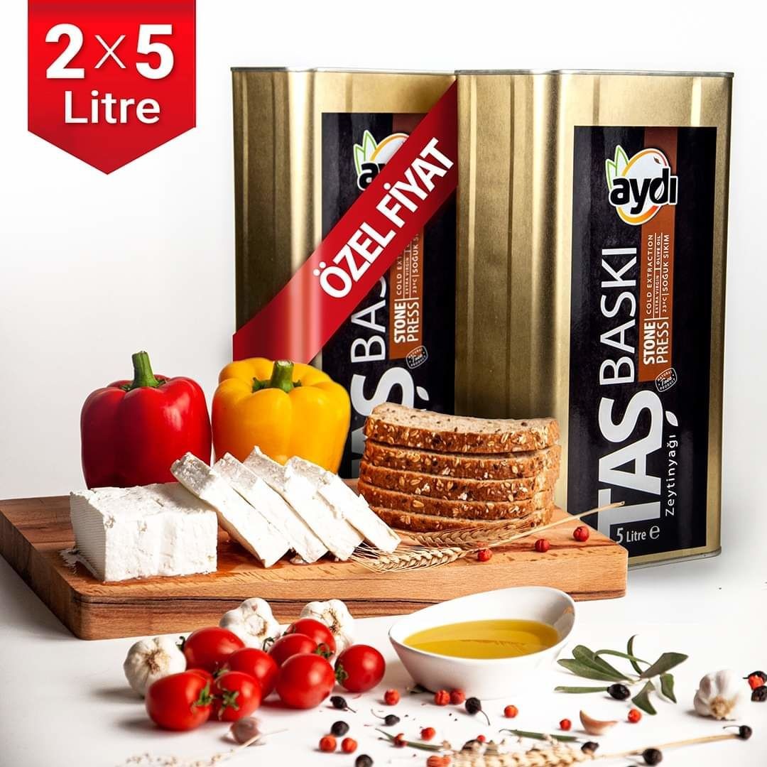 Taş Baskı Zeytinyağı 10 Lt Kampanya