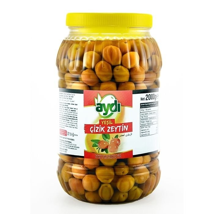 Edremit Çizik Yeşil Zeytin 2 Kg