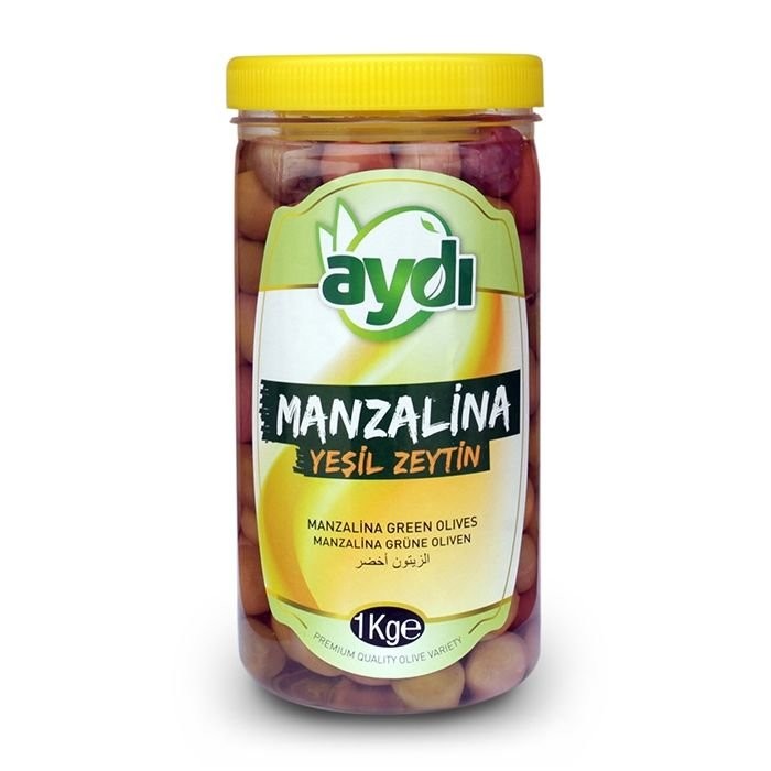 Manzalina Çizik Yeşil Zeytin 1 Kg