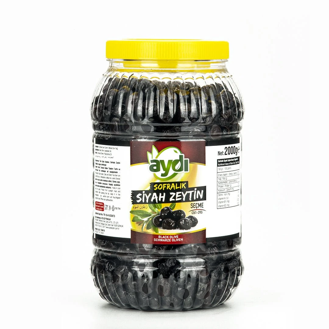 Seçme Sofralık Gemlik Siyah Zeytin 2 Kg