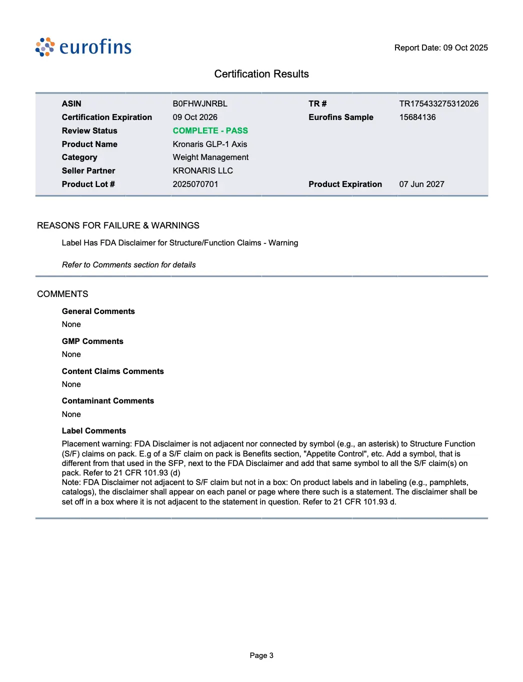 COA Verification Image 3