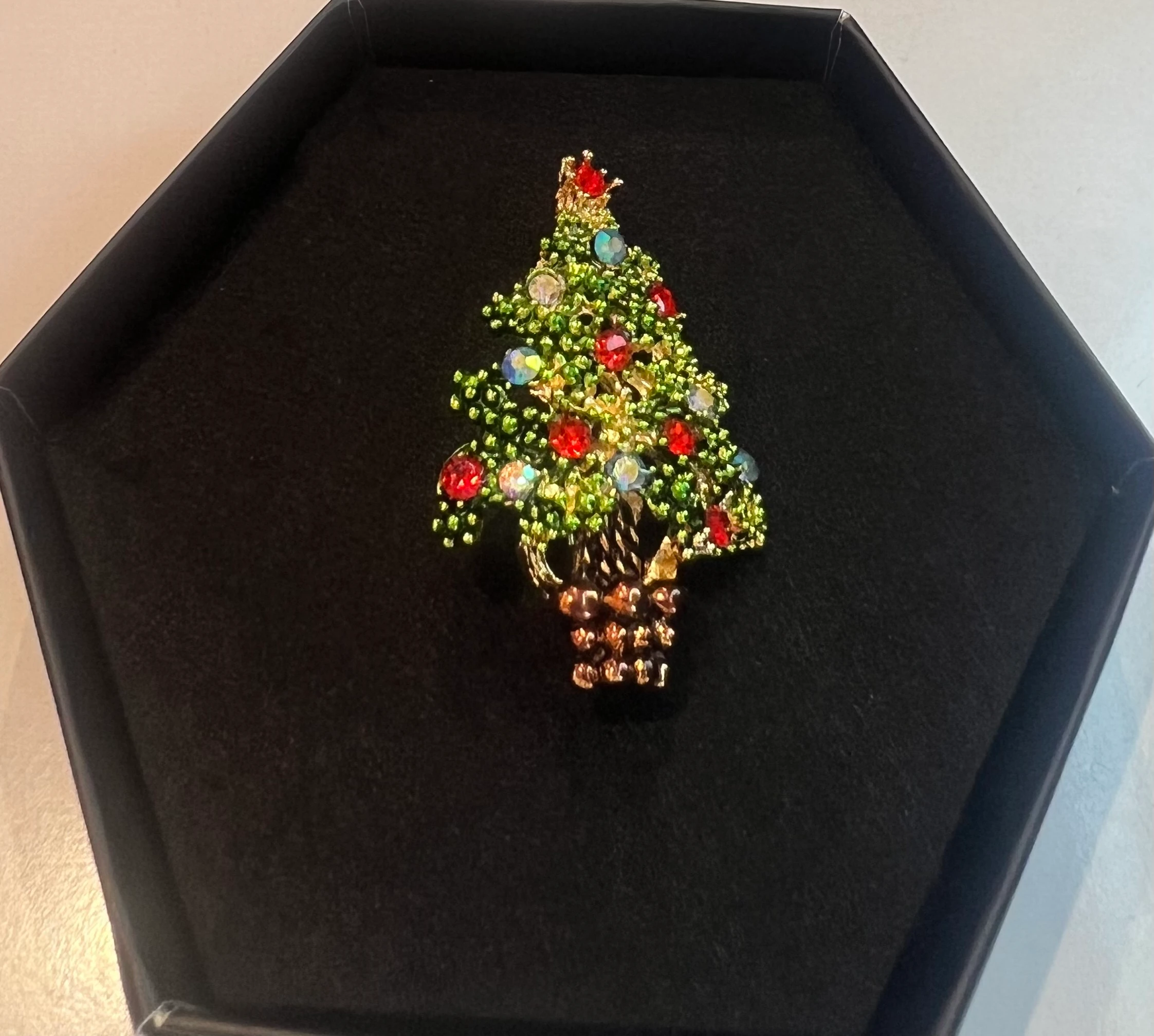 Yılbaşı Ağacı Broş