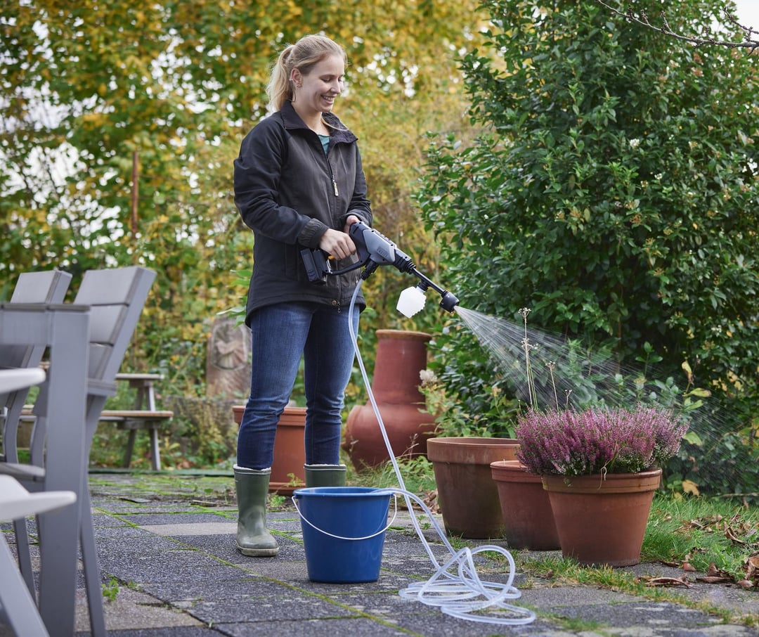 HOTO 20V Akülü Yüksek Basınçlı Yıkama Makinesi