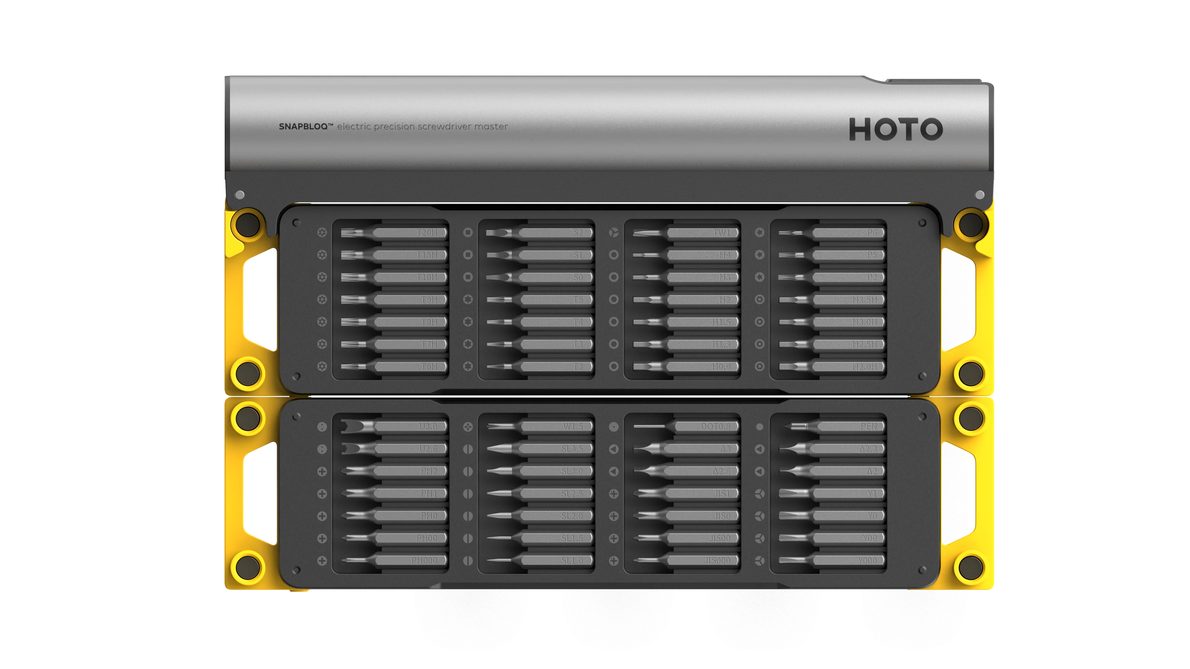 HOTO SNAPBLOQ™ S-A01 Elektrikli Hassas Tornavida Usta Seti